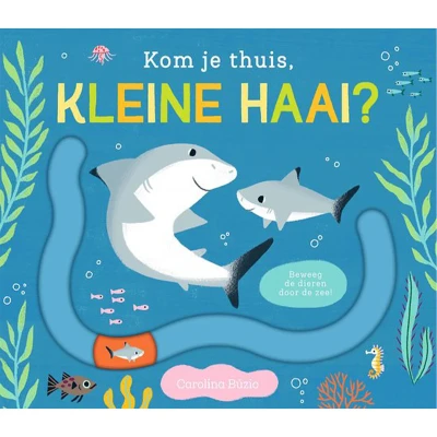 Afbeelding van Uitgeverij gottmer schuifboekje kom je thuis, kleine haai?