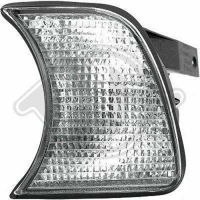 Afbeelding van DIEDERICHS 1222073 Knipperlichten Wit Links Met plastic sockel BMW: 5 Saloon, Touring