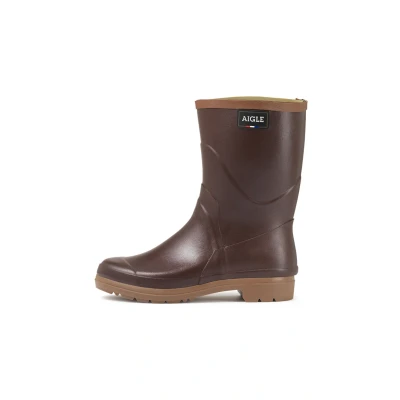 Afbeelding van Aigle Bison Regenlaarzen, Dames, Maat: 41, Brown Natuurrubber