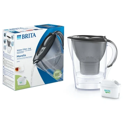 Image de Brita 1024040 Filtre à eau pour carafe Noir, Transparent 2,4 L