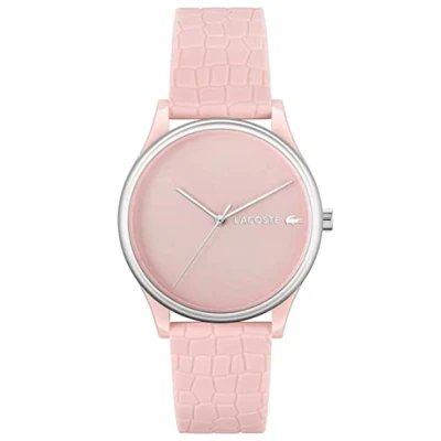 Afbeelding van Lacoste WITH Bezel Horloge, Dames, Maat: One Size, pink silber