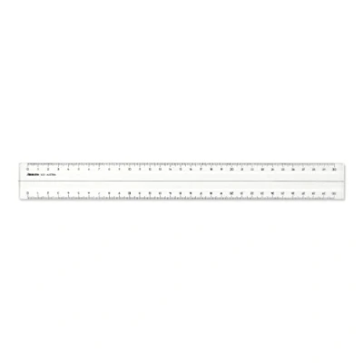 Afbeelding van Aristo liniaal 30cm glashelder plexiglas AR 1433