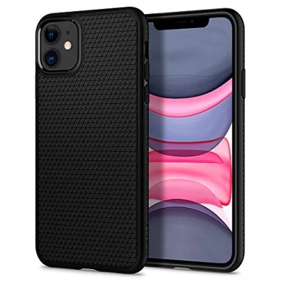 Afbeelding van Spigen Liquid Air Case Compatibel met iPhone 11 Hoesje Matte Black