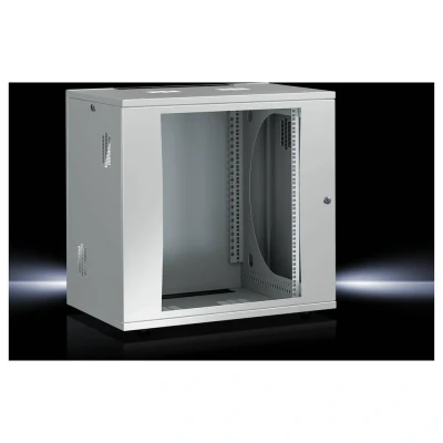 Afbeelding van 19inch patchkast Rittal 7507.120 (b x h d) 600 625 mm 12 HE Grijs wit (RAL 7035)