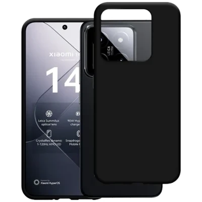 Afbeelding van Just in Case Soft Design Xiaomi 14 Back Cover Zwart