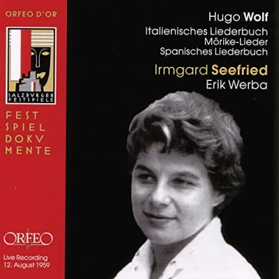 Afbeelding van Irmgard Seefried &amp; Erik Werba Wolf: Italienisches Liederbuch/Mörike Lieder (CD)