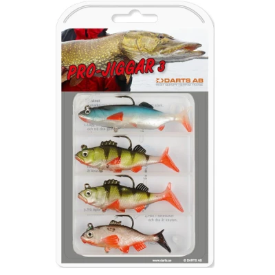 Afbeelding van Darts Pro Jiggar Jigset #3 Snoek (4 stuks) Shad