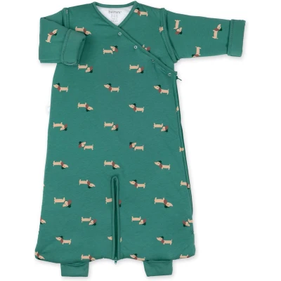Afbeelding van BEMINI Babyslaapzak MAGIC BAG 4 12m TOG 3 Pady jersey + Print wouff Spinach