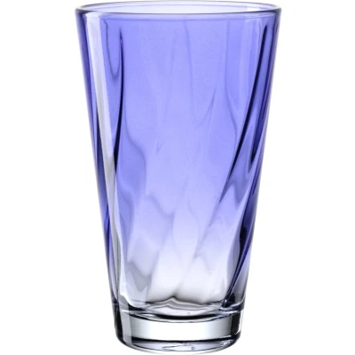 Afbeelding van Leonardo Drinkglas 300ml blue TWIST SET/4