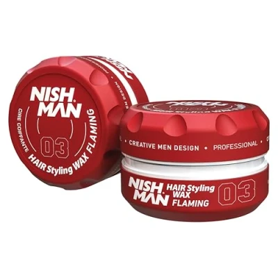 Afbeelding van Nish Man Hair Wax 03 Flaming
