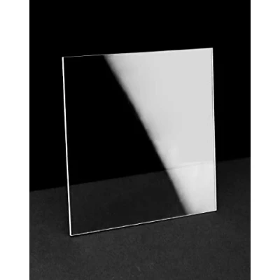 Afbeelding van QWORK® 10 stuks transparante acrylvellen, plexiglasplaat, transparant, x cm, voor fotolijsten, displayprojecten, schilderen