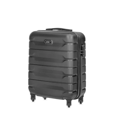 Afbeelding van OCHNIK Handbagage reiskoffer 72 x 47 29 cm, middelgroot, met 4 wielen, digitaal hangslot, duurzaam, ABS, zwart., Koffer harde schaal
