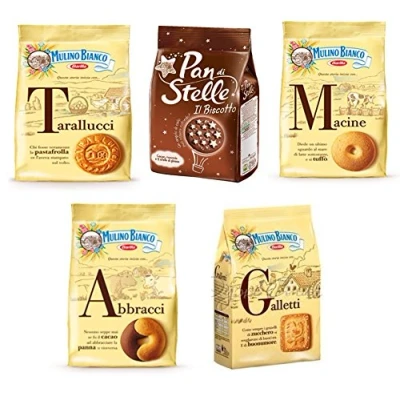 Afbeelding van Mulino Bianco Tarallucci koekjes, 12 stuks, 350 g, voor Italiaanse koekjes