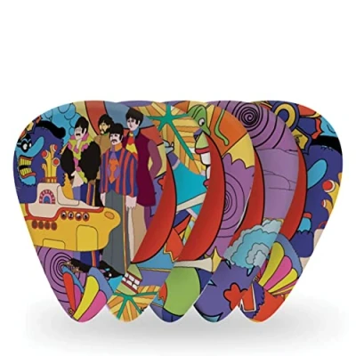 Afbeelding van D&#039;Addario The Beatles Yellow Submarine 50TH Anniversery Plectrum 10 pack Light 0.50 mm