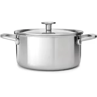 Afbeelding van Kitchenaid Multi ply Stainless Steel Kookpot Met Deksel / 4,91l 24cm