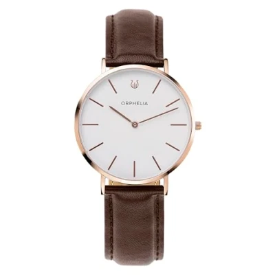 Afbeelding van Orphelia Horloge, Heren, Maat: One Size, Brown