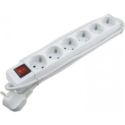 Afbeelding van TCD 6V + RA 1,5 Meter 3x1,0mm Wit Schakelaar