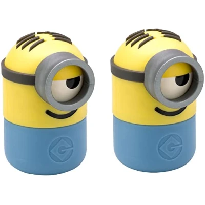 Afbeelding van WMF Minions Set van 2 kantelbare zout en peperstrooiers BPA vrij kunststof voor kinderen vanaf 3 jaar