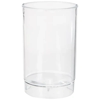 Afbeelding van Rayher 3139500 kaarsvorm rond 90 x 60 mm met lont, speciale naald + handleiding (mogelijk niet beschikbaar in het Nederlands) transparant