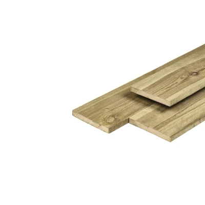Afbeelding van Schuttingplank Geïmpregneerd Grenen 1,6x14x270 cm