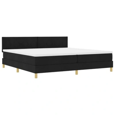 Afbeelding van vidaXL Bedframe met Matras Zwart Stof 200 x cm Bedmatras