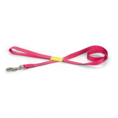 Afbeelding van BZ nylon hondenriem uni roze 120 cm X 20mm