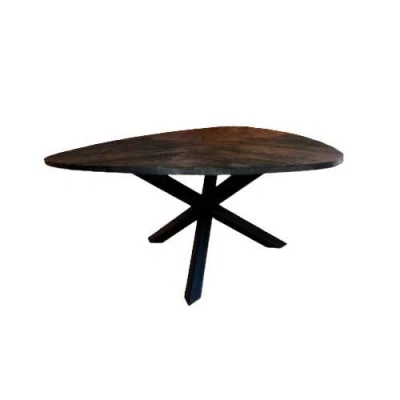 Afbeelding van Trivero Eetkamertafel zwart 150 cm