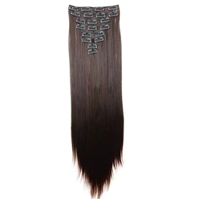 Afbeelding van CAISHA by PRETTYSHOP clip in haarverlengingen, XXL, haarextensies, toupet, 60 cm, 8 stuks, CES23
