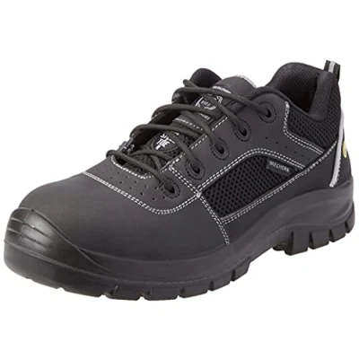 Afbeelding van Skechers heren werkschoenen S1 Zwart Extra comfort Memory Foam Maat 47.5