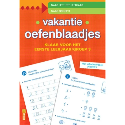 Afbeelding van Uitgeverij deltas vakantie oefenblaadjes naar groep 3