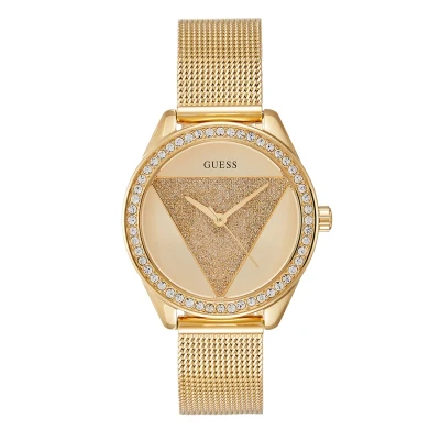 Afbeelding van Guess TRI Glitz Horloge goldcoloured, Maat: One Size, Gold coloured