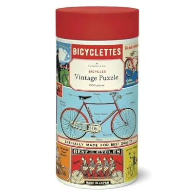 Image de Puzzle LetterBox Cavallini Bicyclettes 1000 pièces 50 x 70 cm