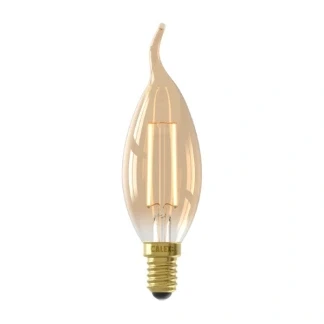 Afbeelding van LED lamp E14 Kaars met punt Calex (3.5W, 250lm, 2100K, Dimbaar)