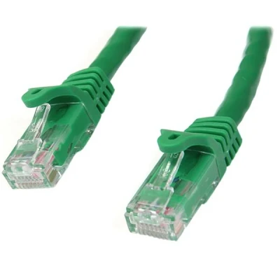Afbeelding van StarTech 10 m Cat6 netwerkkabel met snagless RJ45 connectoren groen UTP patchkabel