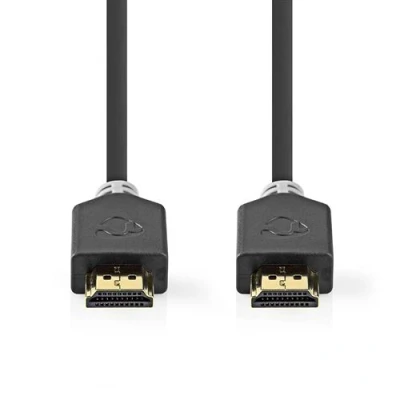 Image de Nedis Ultra High Speed câble HDMI mâle pour 5 m anthracite rond support 10K 4K 120 Hz 8K60Hz