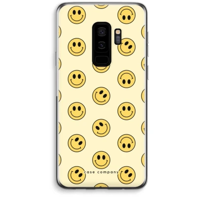 Afbeelding van Case Company® hoesje geschikt voor Samsung Galaxy S9 Plus Smiley N2 Soft Cover Telefoonhoesje Bescherming aan alle Kanten en Schermrand