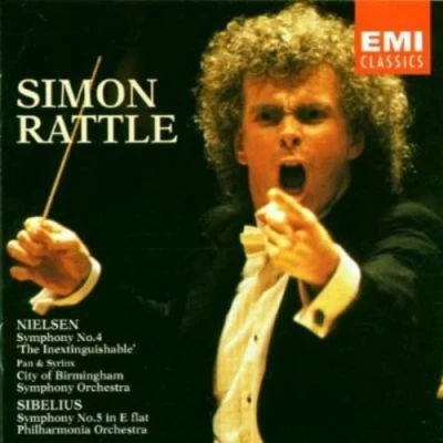 Afbeelding van Sibelius: Symphony no 5; Nielsen: 4 / Rattle