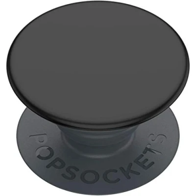 Image de PopSockets: PopGrip Basic Support et Grip pour Smartphone Tablette [Top Non Interchangeable] Black