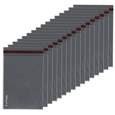 Afbeelding van 1ABOVE 50 stuks PE verzendzakken met bijpassende zelfklevende sluiting (15,2 x 22,9 cm)