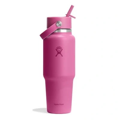 Image de Hydro Flask 32oz / 946ml Wide Mouth Travel Bottle + Flex Straw Cap Bouteille d&#039;eau