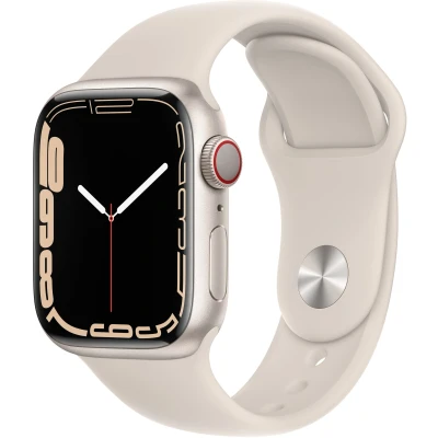 Afbeelding van Apple Watch Series 7 41 mm 4G GPS Beige