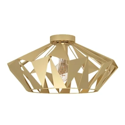 Afbeelding van EGLO Carlton Plafondlamp E27 Ø 47 cm Goud Staal