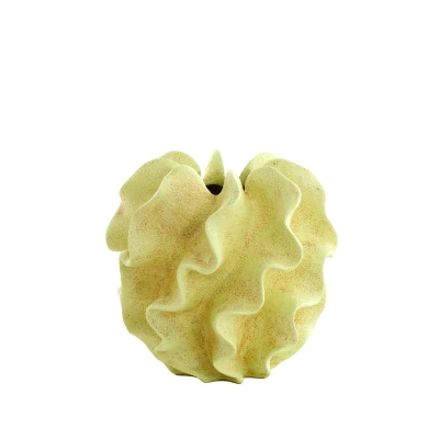 Afbeelding van Light &amp; Living Vaas SHARUNA Ø32.5x31cm Groen