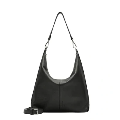 Afbeelding van Liebeskind Berlin Hobo M Paris Small Pebble Black, zwart