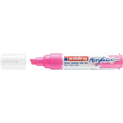 Afbeelding van edding 5000 Acrylic Marker neon roze 1 ST 5 10mm / 4 5000069