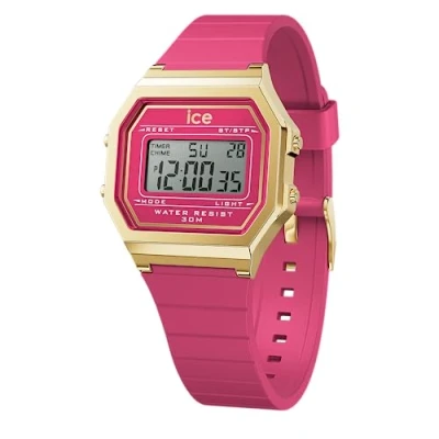 Afbeelding van Ice Watch Retro Digitaal horloge, Dames, Maat: One Size, Raspberry sorbet