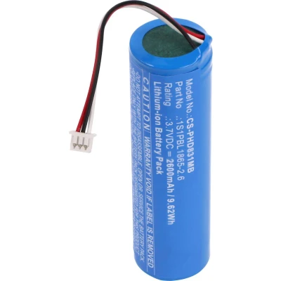 Afbeelding van Batterij geschikt voor Philips Avent SCD833, SCD835, SCD843, SCD845, vervangt 1S1PBL1865 2.6 batterij, 3.7V 2600mAh