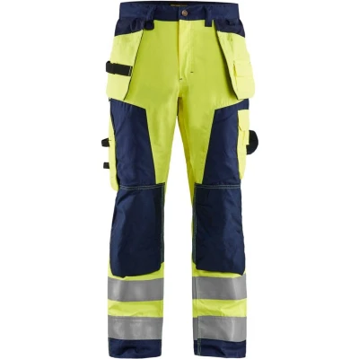 Afbeelding van Blaklader Werkbroek High Vis 1568 1811 Geel/Marineblauw C52