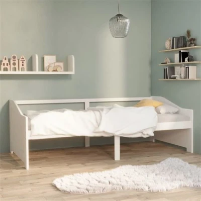 Afbeelding van Bedbank 3 zits massief grenenhout 90x200 cm wit