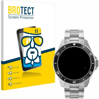 Afbeelding van BROTECT AirGlass kogelwerende glasfolie, Smartwatch beschermfolie, Transparant